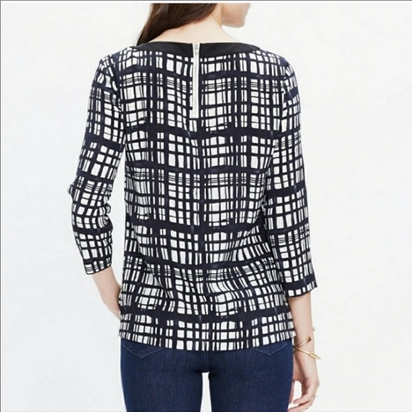 Madewell brushstroke silk retrospect top - Picture 2 of 7